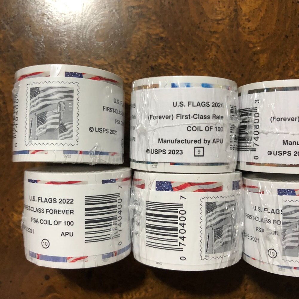3 Rolls of Sealed Genuine USPS Forever Stamps (300 stamps total) Free Shipping - Picture 12 of 13
